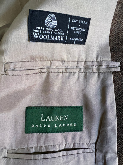 Vintage Oversized 1990’s Lauren by Ralph Lauren Men’s Wool Blazer XXL