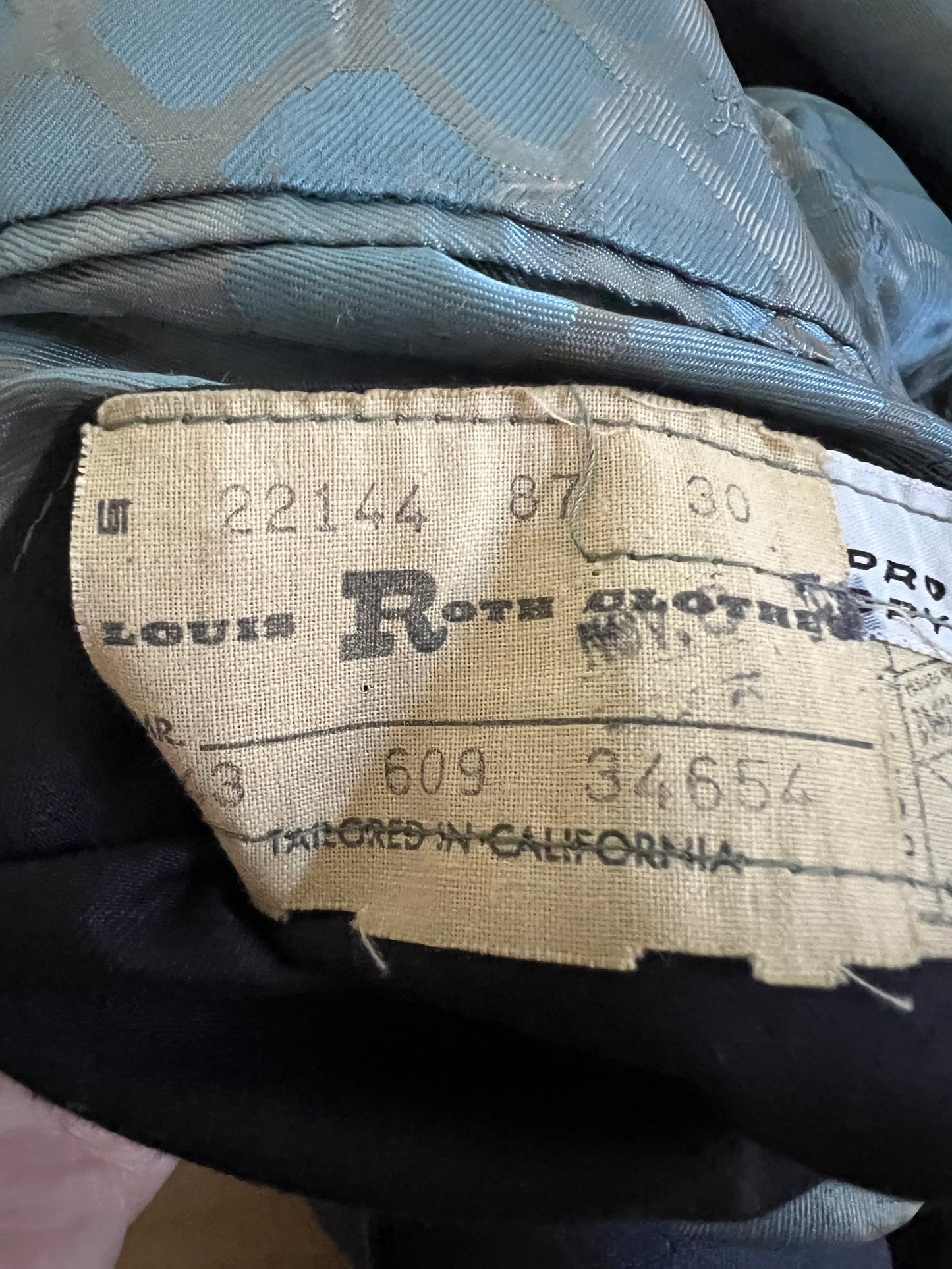 Vintage 1970’s Union Louis Roth Made Blazer 43