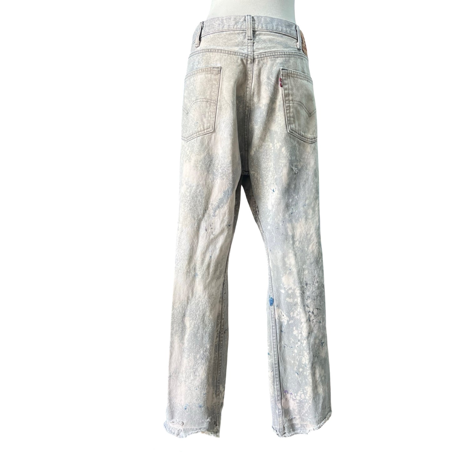 Vintage Heavily Distressed Paint Splatter Levi’s 501