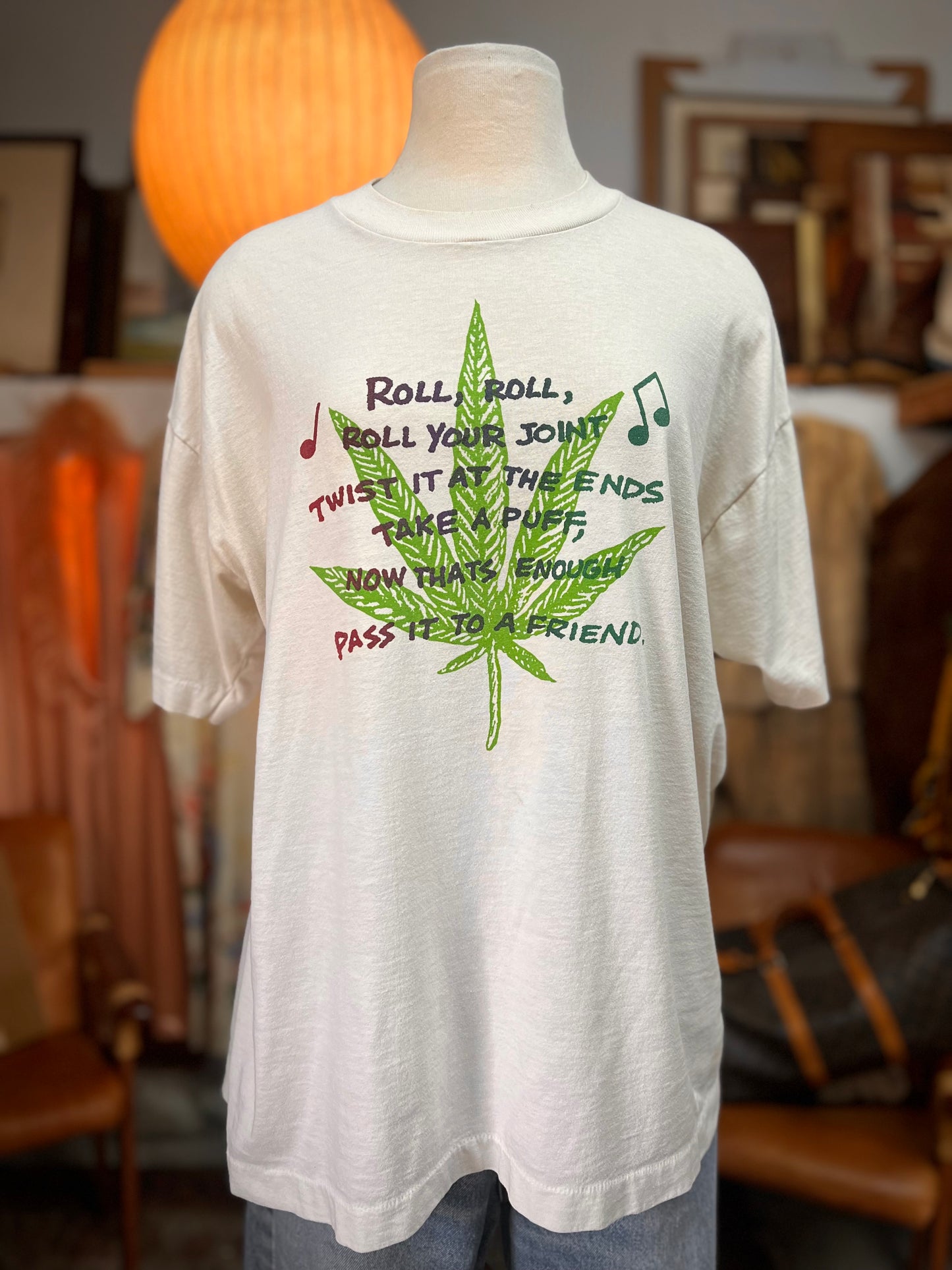 RARE Vintage 80’s Single Stitch Weed Memorabilia Tee XL