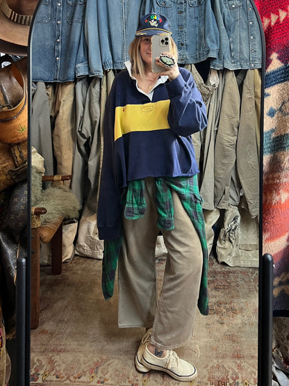 Vintage Polo Ralph Lauren Oversized Cropped Rugby 5XL