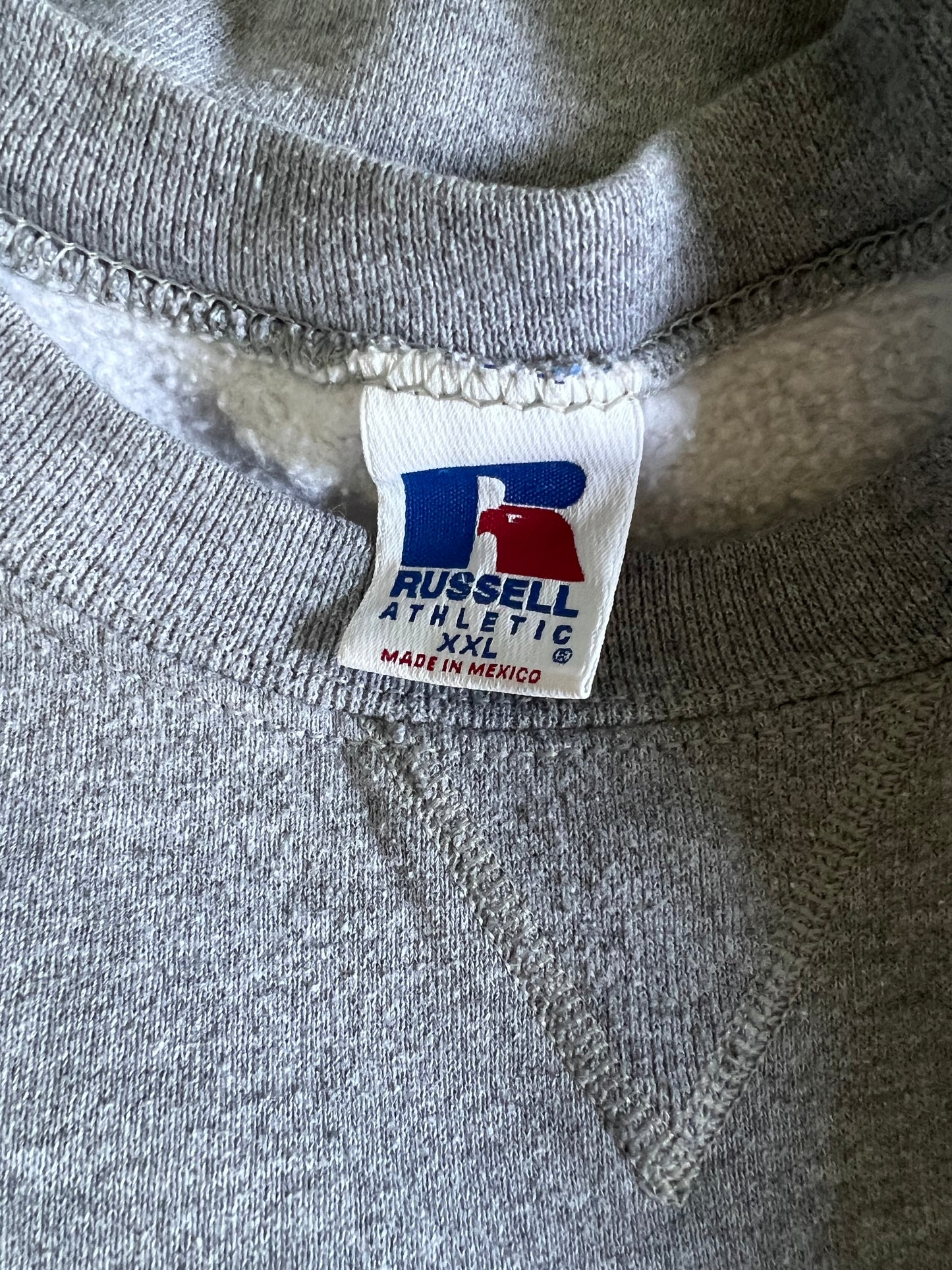 Vintage Oversized Russell Crewneck w/ MV Logo XXL