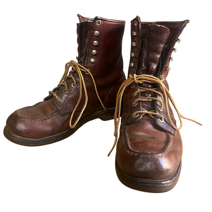 Rare Vintage 1970’s Red Wing 8057 Moc Toe Boots Men’s 7.5 Womens 9