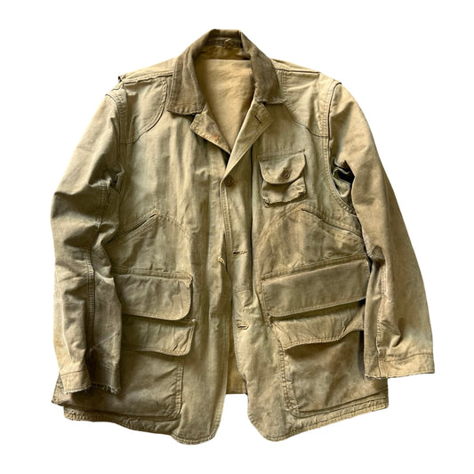 Vintage 1950’s Duxbak Hunting Jacket Heavily Distressed XL