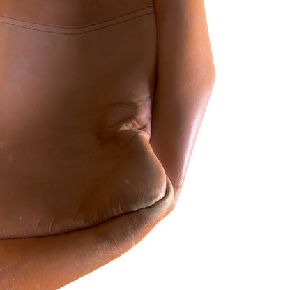 RARE Vintage LL Bean 1980’s Distressed Leather Tote XL