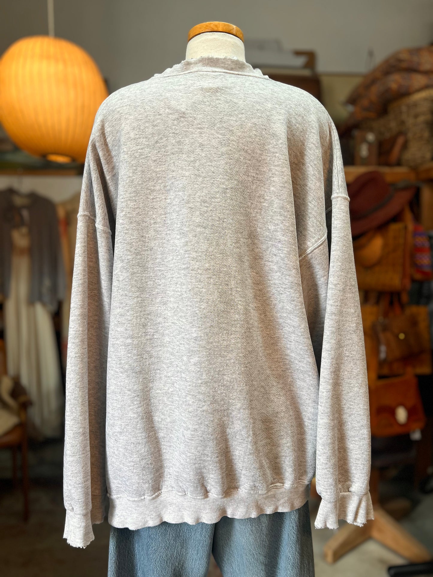 Vintage 80’s Oversized Distressed Eagle Sweatshirt 2XL