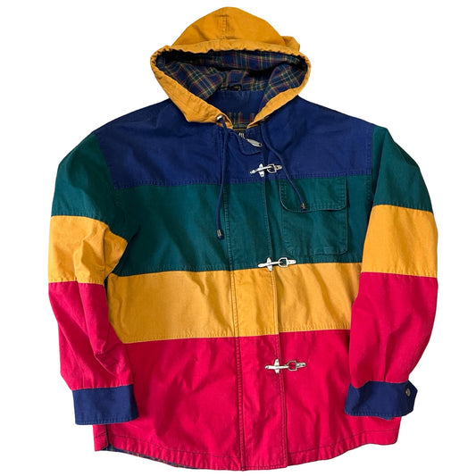 Vintage 1980’s Express French Country Color Block Sailors Jacket XL