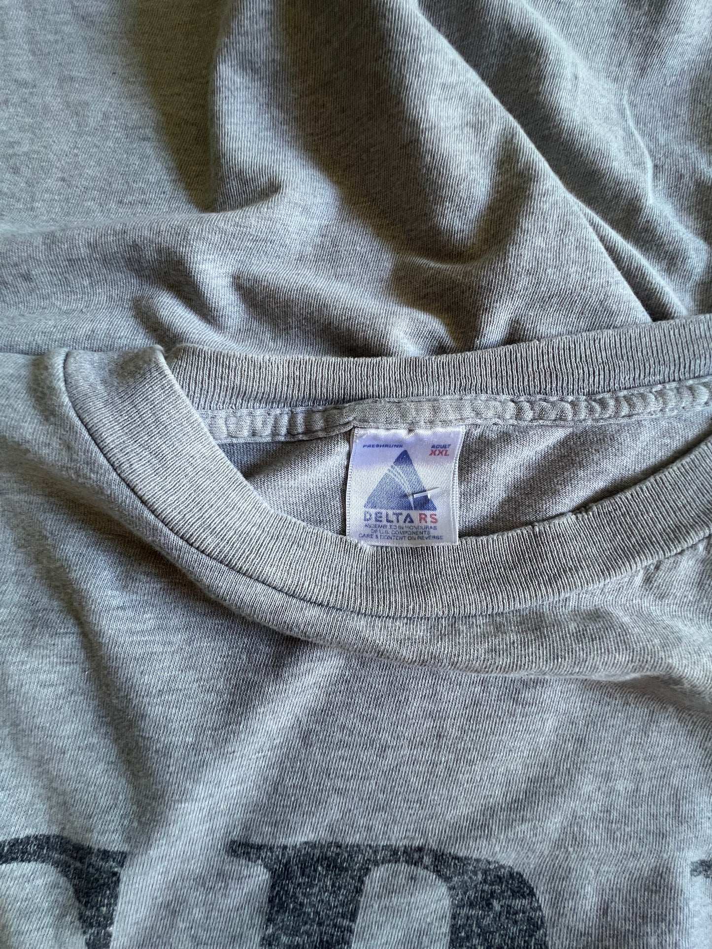 Vintage Distressed FBI Oversized Tee XXL