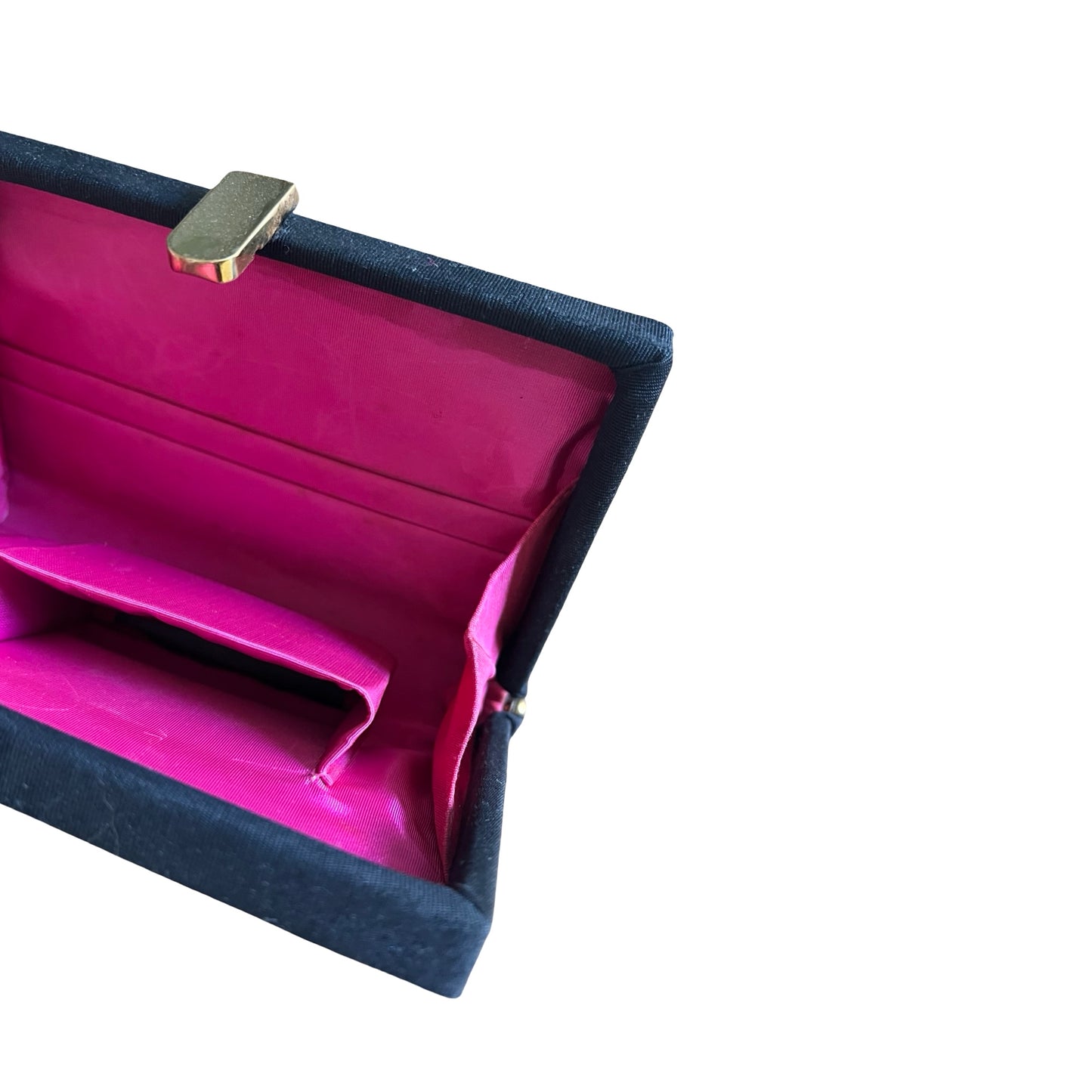 Vintage Pastoral Needlepoint Box Clutch