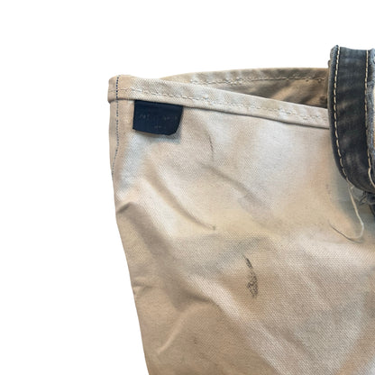 Vintage 80’s Worn To Perfection Lands End Distressed Canvas Boat & Tote XL