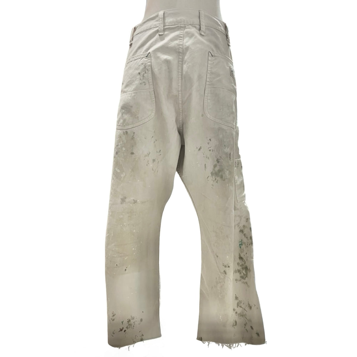 Vintage Ralph Lauren Denim Supply Distressed Painters Carpenter Pants Raw Hem