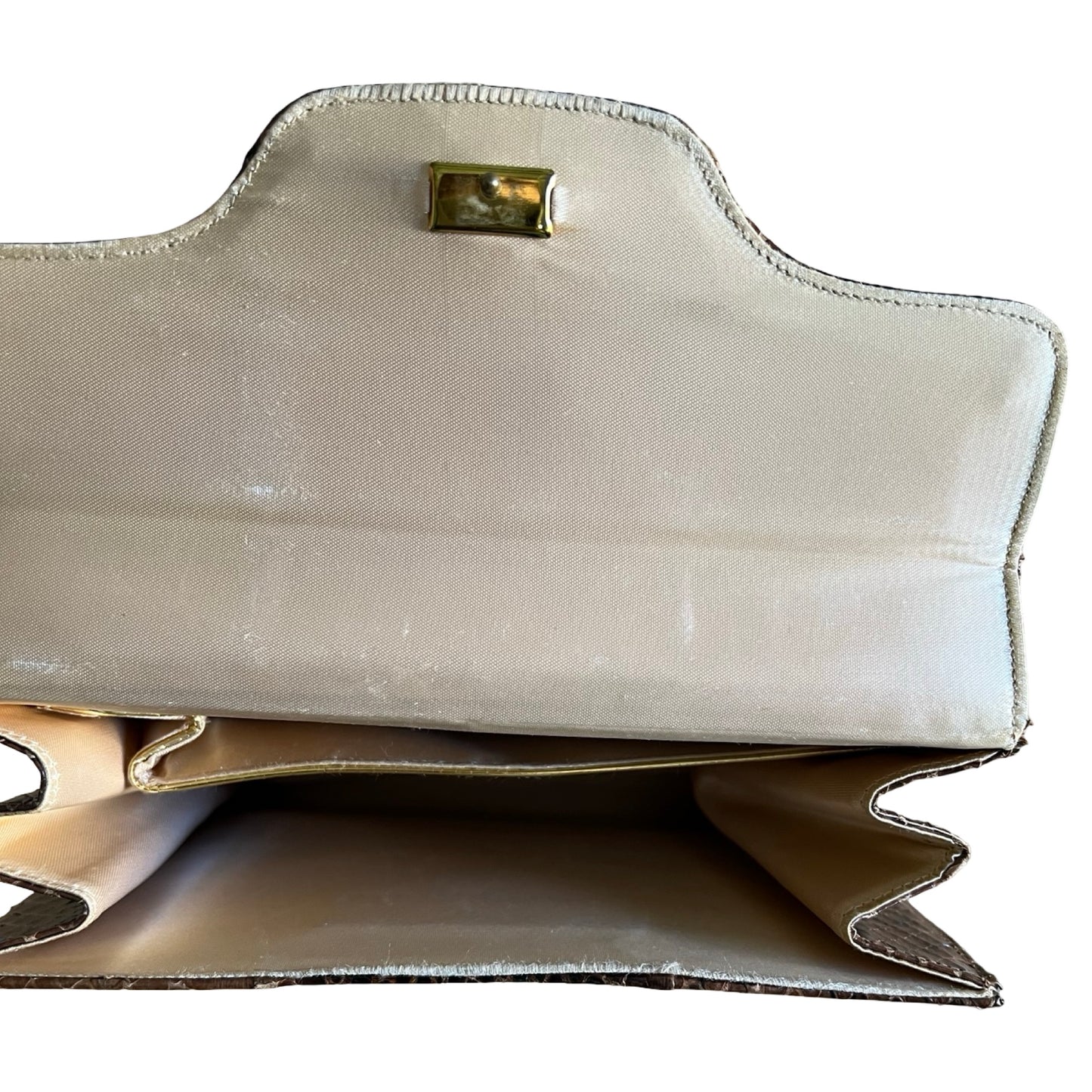 Vintage 1950’s Snakeskin Top Handle Purse