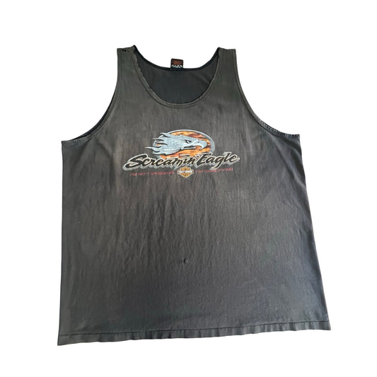 Vintage Rare Screaming Eagle Oversized Harley Tank 3XL
