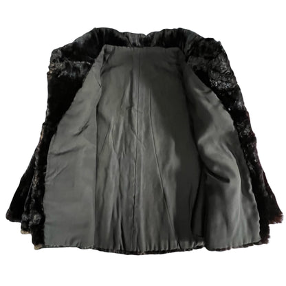 Stunning Vintage 1950’s Mid Century Shawl Collar Fur Opera Cape