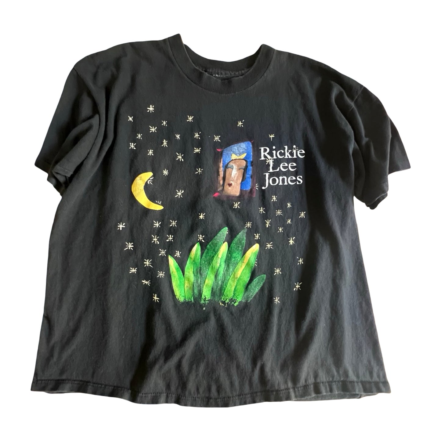 Vintage 90’s Rickie Lee Jones Flying Cowboys 2X Sided Tee XL