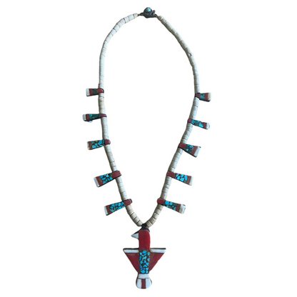 Rare Vintage Santo Domingo Kewa Pueblo
Depression Era Thunderbird Necklace