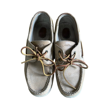 Vintage 90’s GH Bass Natural Boat Shoes 8.5