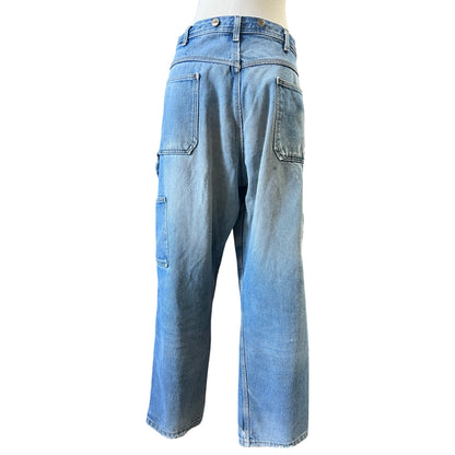 Vintage Distressed Key Double Knee Jeans