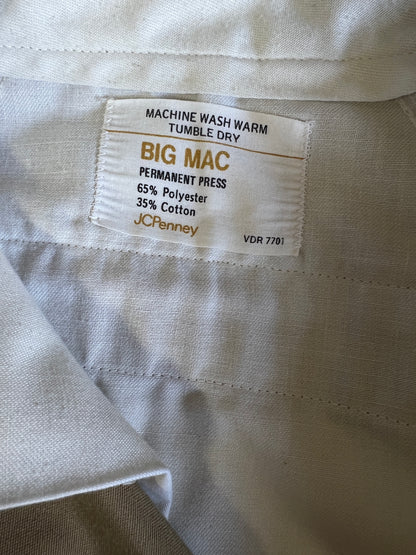 Vintage 1970’s Big Mac  Distressed Work Chinos XL