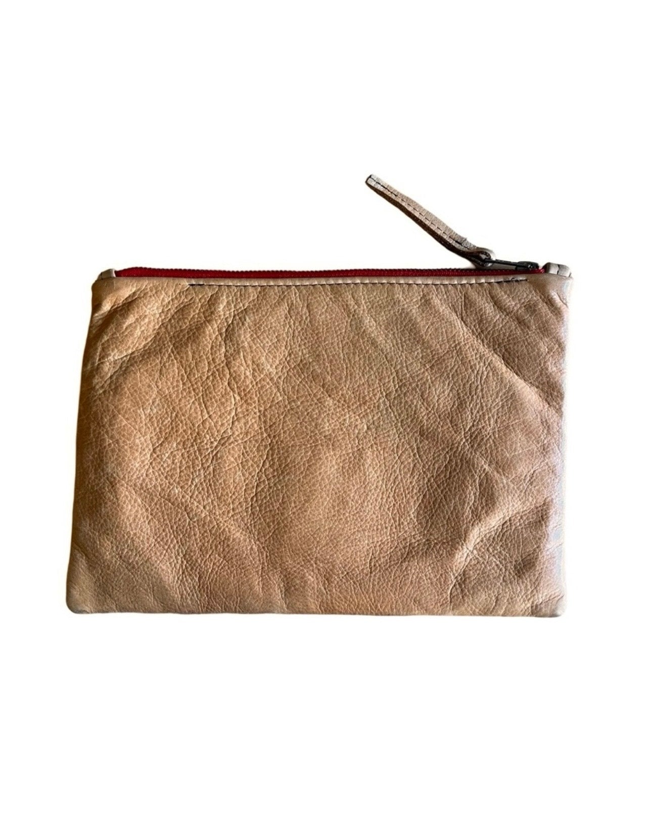 Totem Salvaged One Of A Kind Leather Butterfly Clutch Made In California