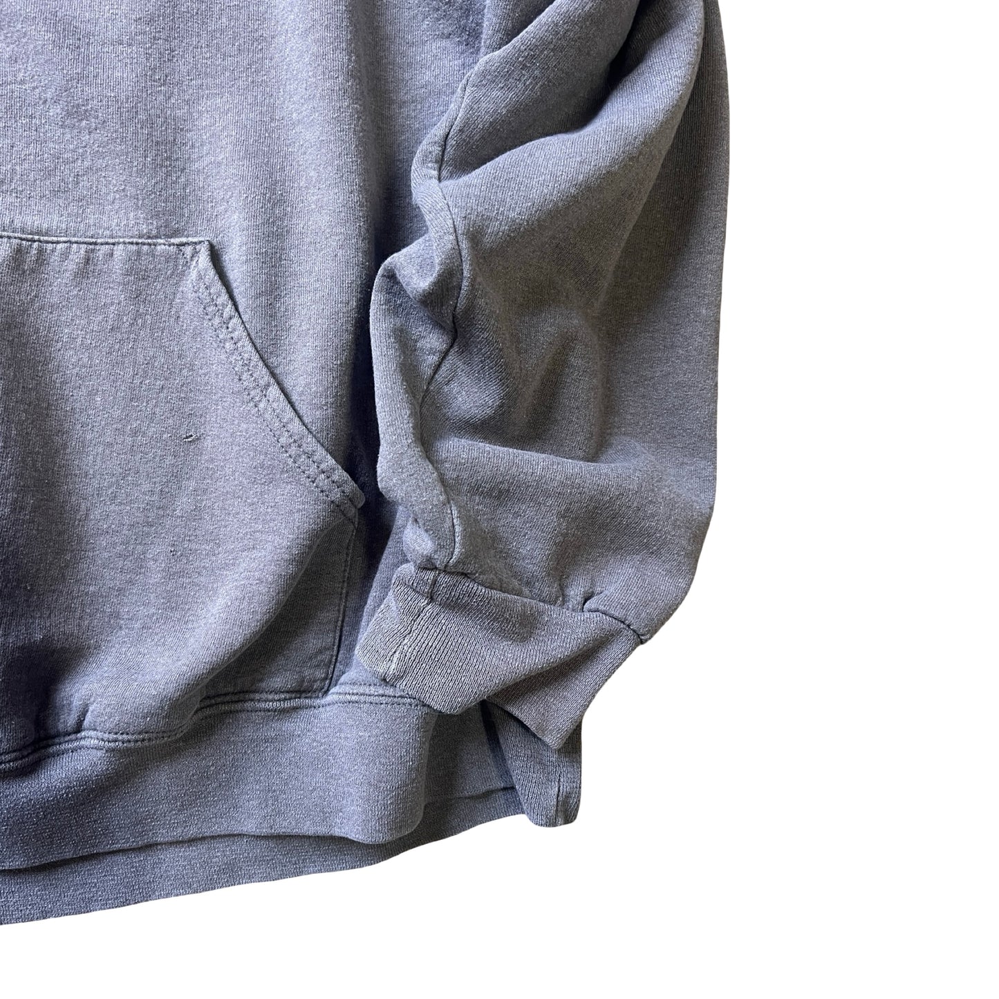 Vintage 90’s Fruit of the Loom Faded Hoodie w/ MV Logo XXL #11 Worn To Perfection