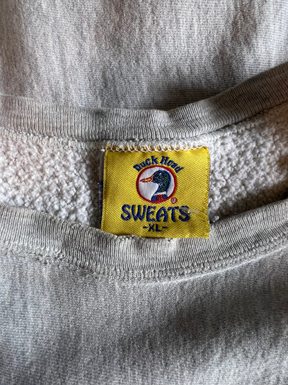 Vintage 90’s Duck Head Side Gusset Perfect Fade Sweatshirt XL