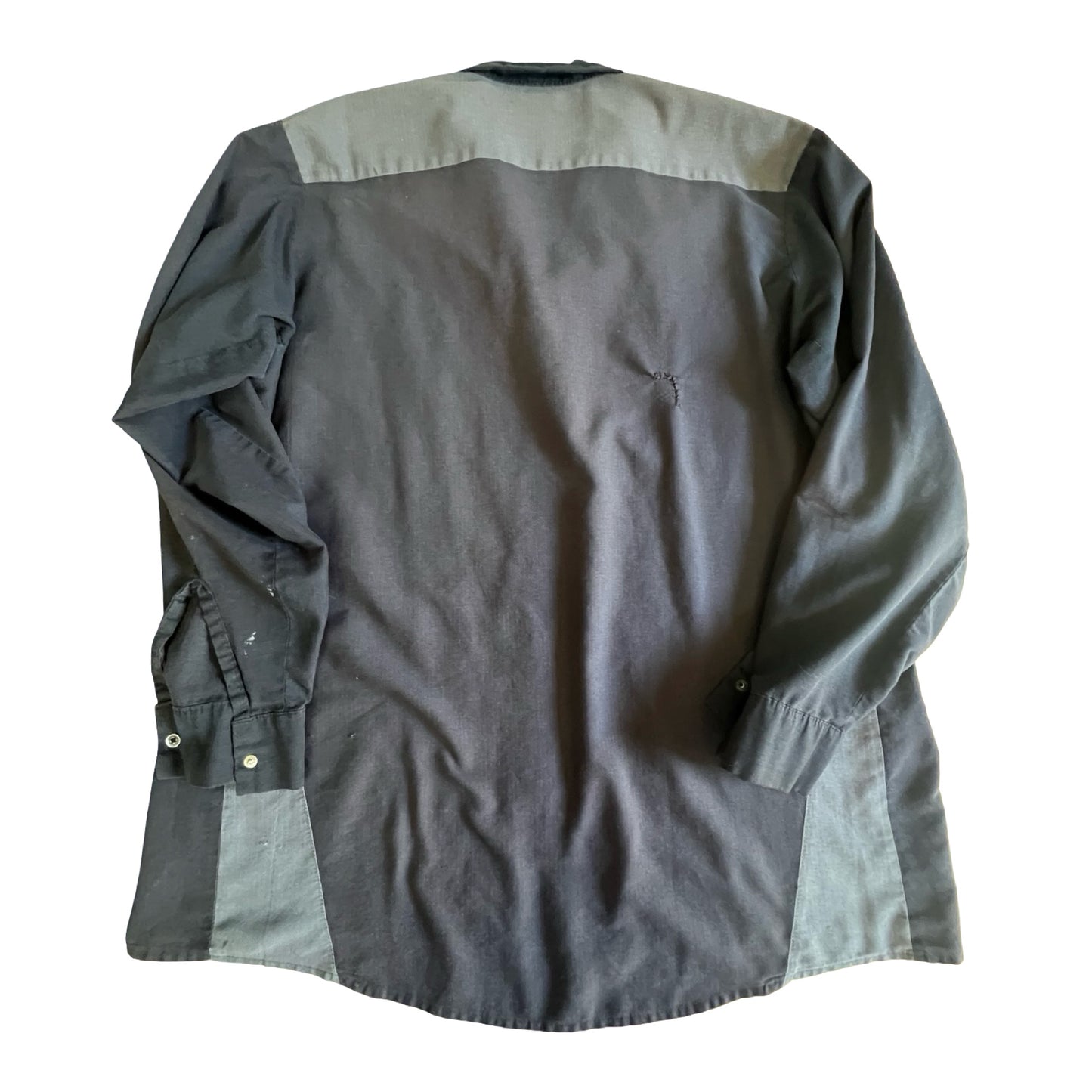 Vintage Distressed Red Kap Snap Front Work Shirt