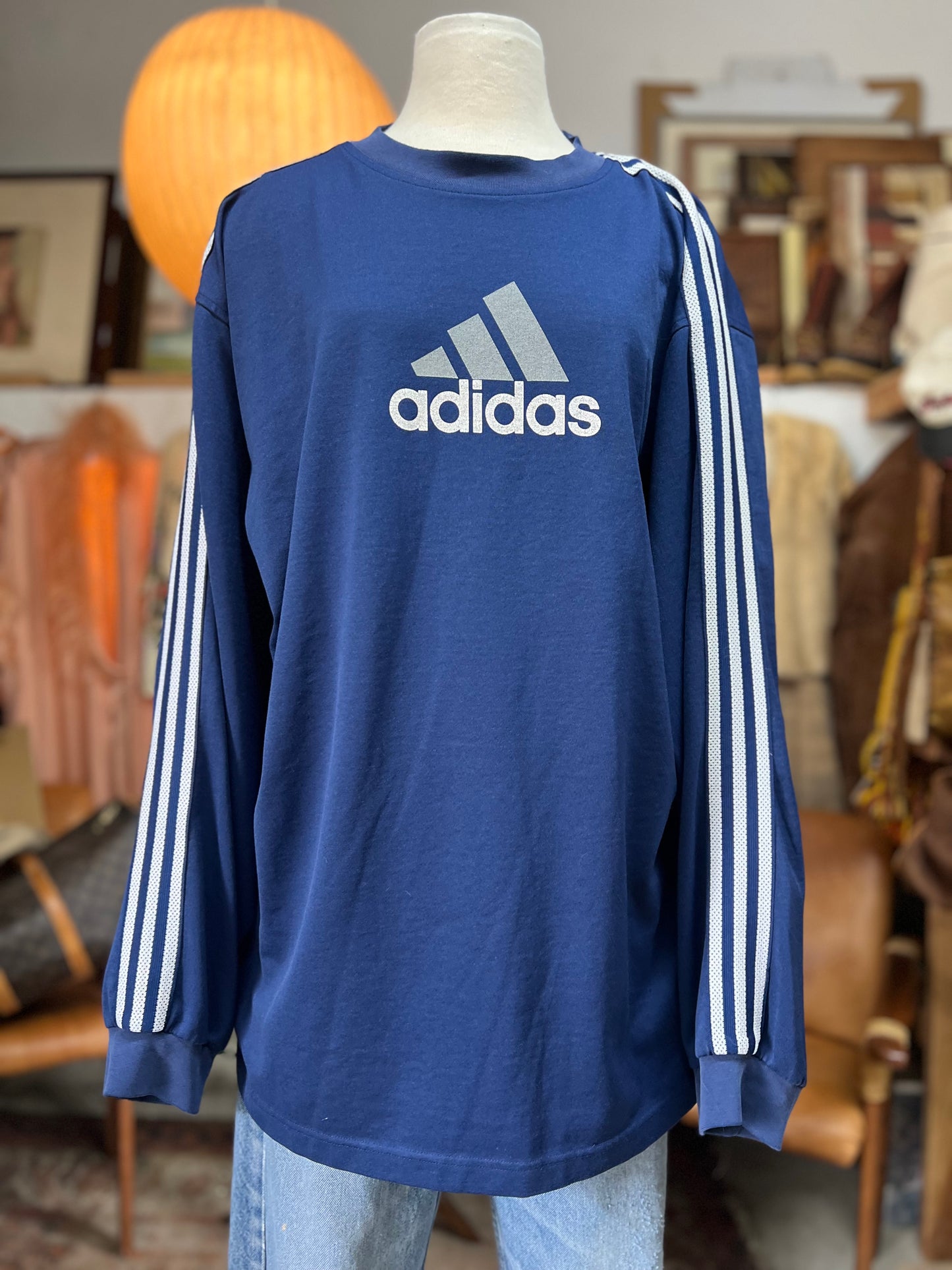 Vintage 90’s Adidas 3 Stripe Track Jersey XL
