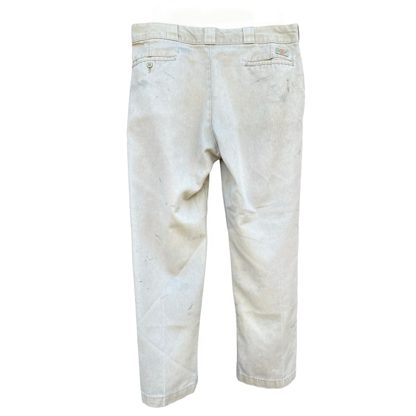 Vintage 1980’s Dickies Painted & Distressed Workwear Khakis 36