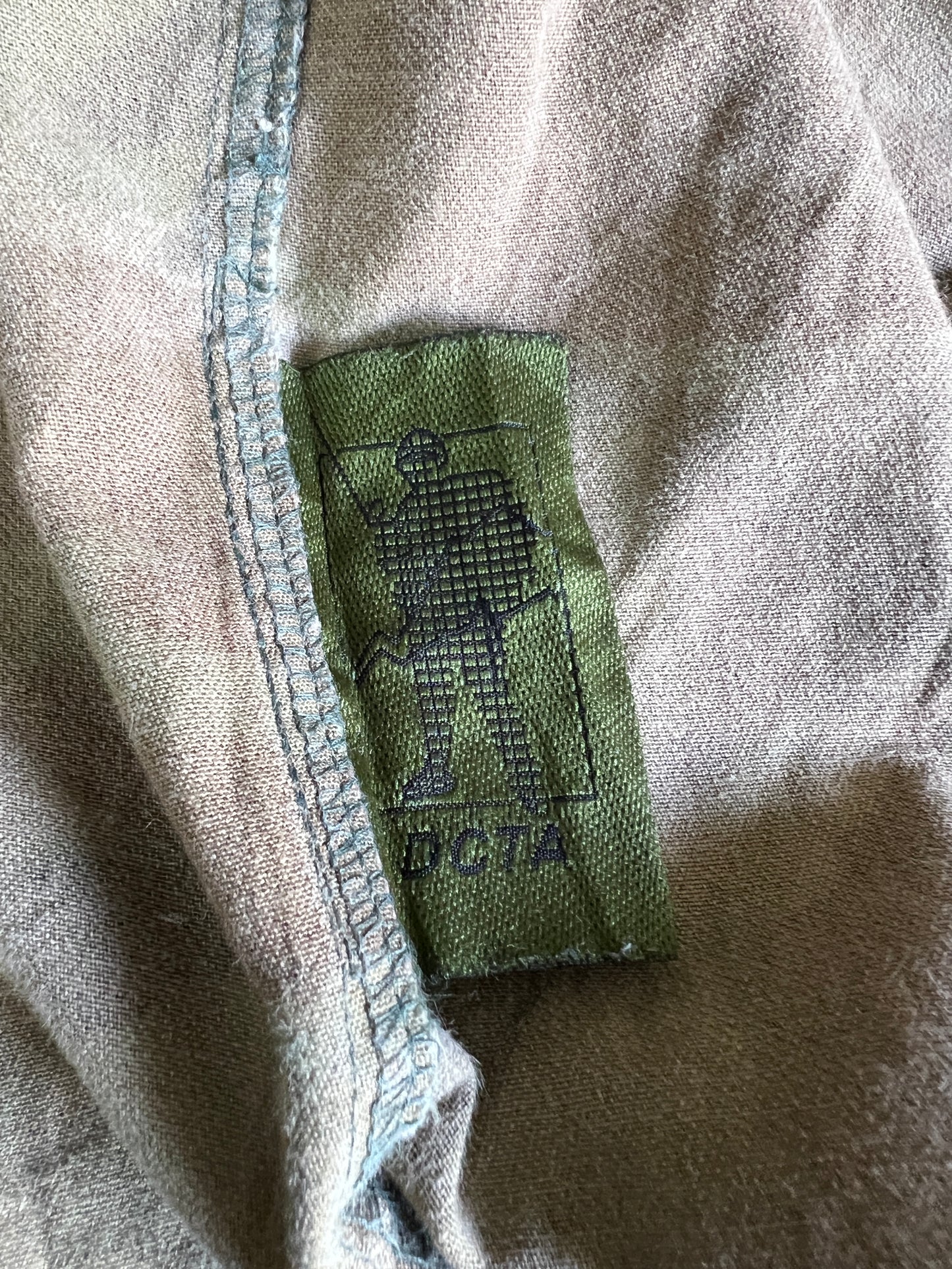 Vintage British Military DPM Oversized Camouflage Field Jacket