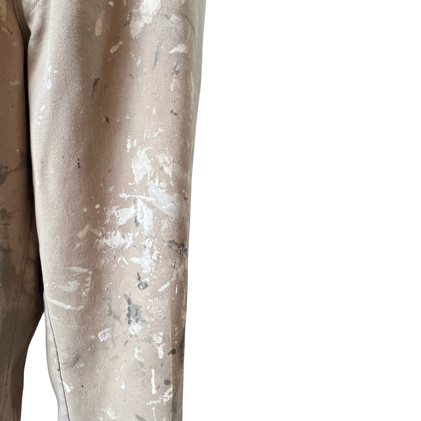 Vintage Distressed Paint Splattered Dickies Chinos XXL