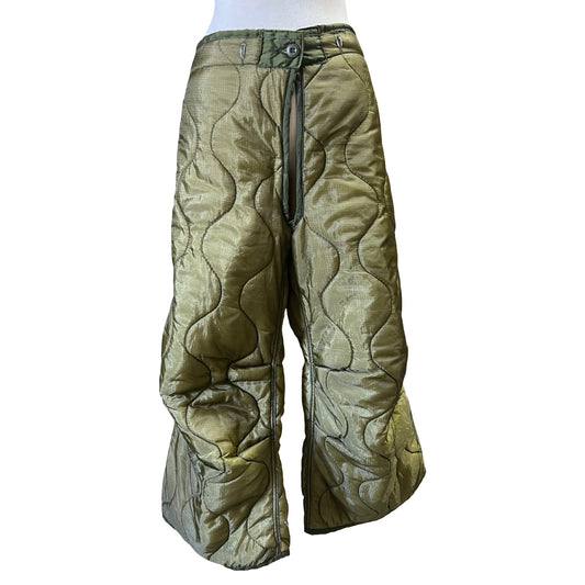 Vintage Quilted Army Over Pants