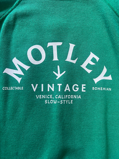 Vintage Green 1990’s Hanes Raglan Crewneck Sweatshirt w/ MV Logo XXL #20