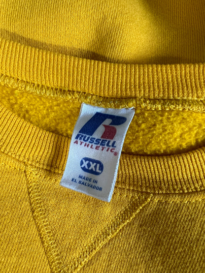 Vintage Yellow Sweatshirt w/ MV Logo #22