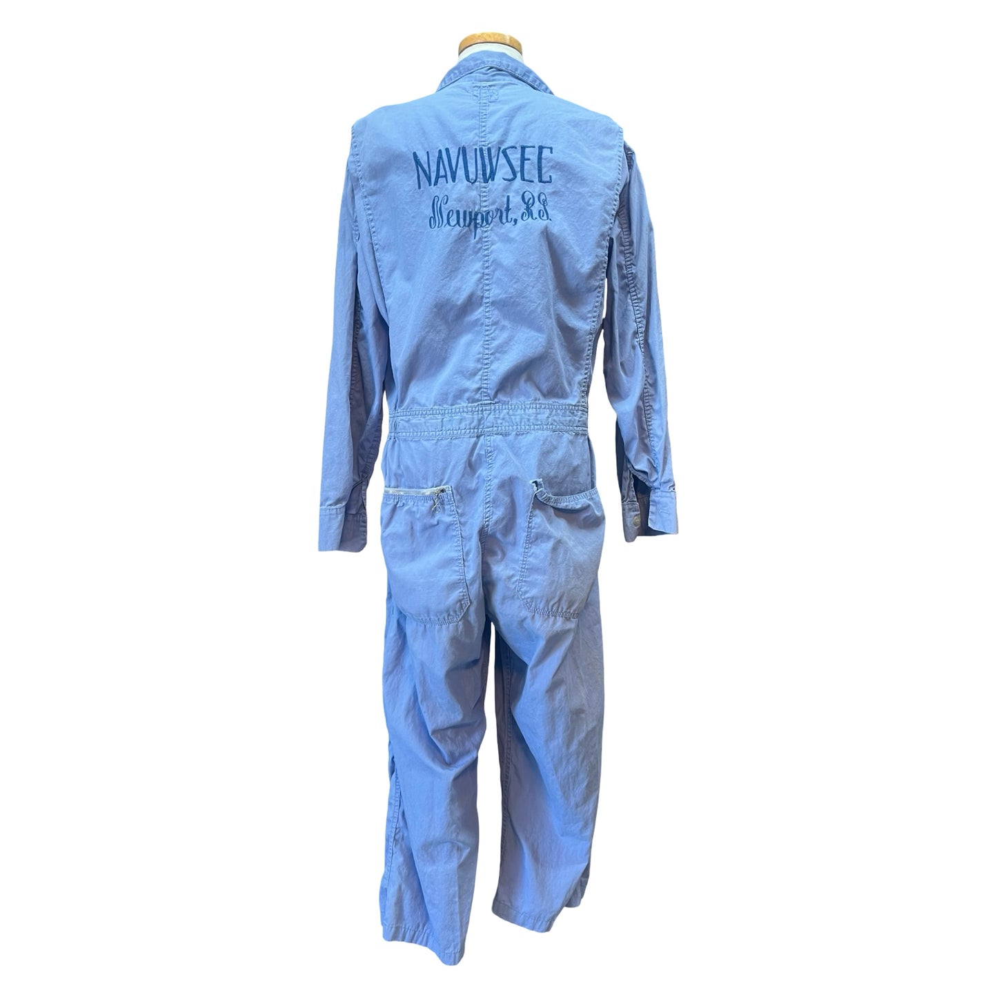 Vintage 1960’s Walls Master Made Jumpsuit NAVUWSEC Newport, RI L