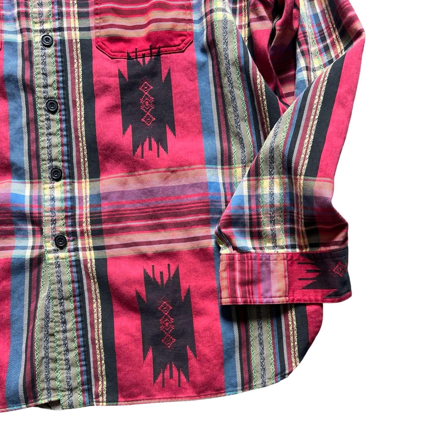 Vintage Polo Ralph Lauren Aztec Print Shirt XXL
