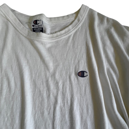 Vintage 90’s Oversized Distressed Champion Logo Tee XXL