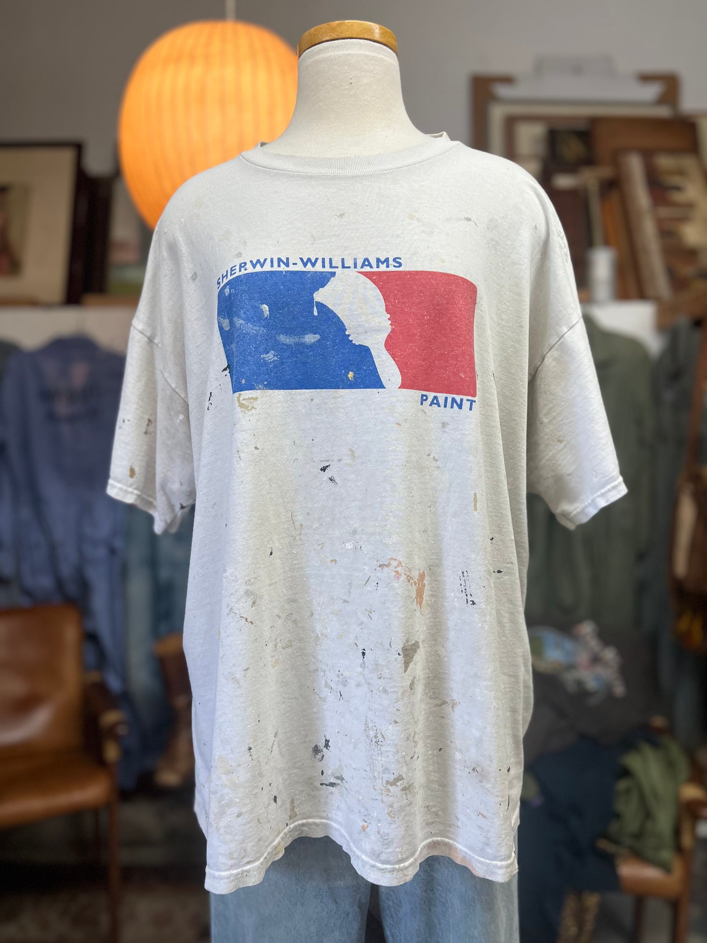 Vintage 80’s Sherwin Williams Cover The Earth Tee XXL