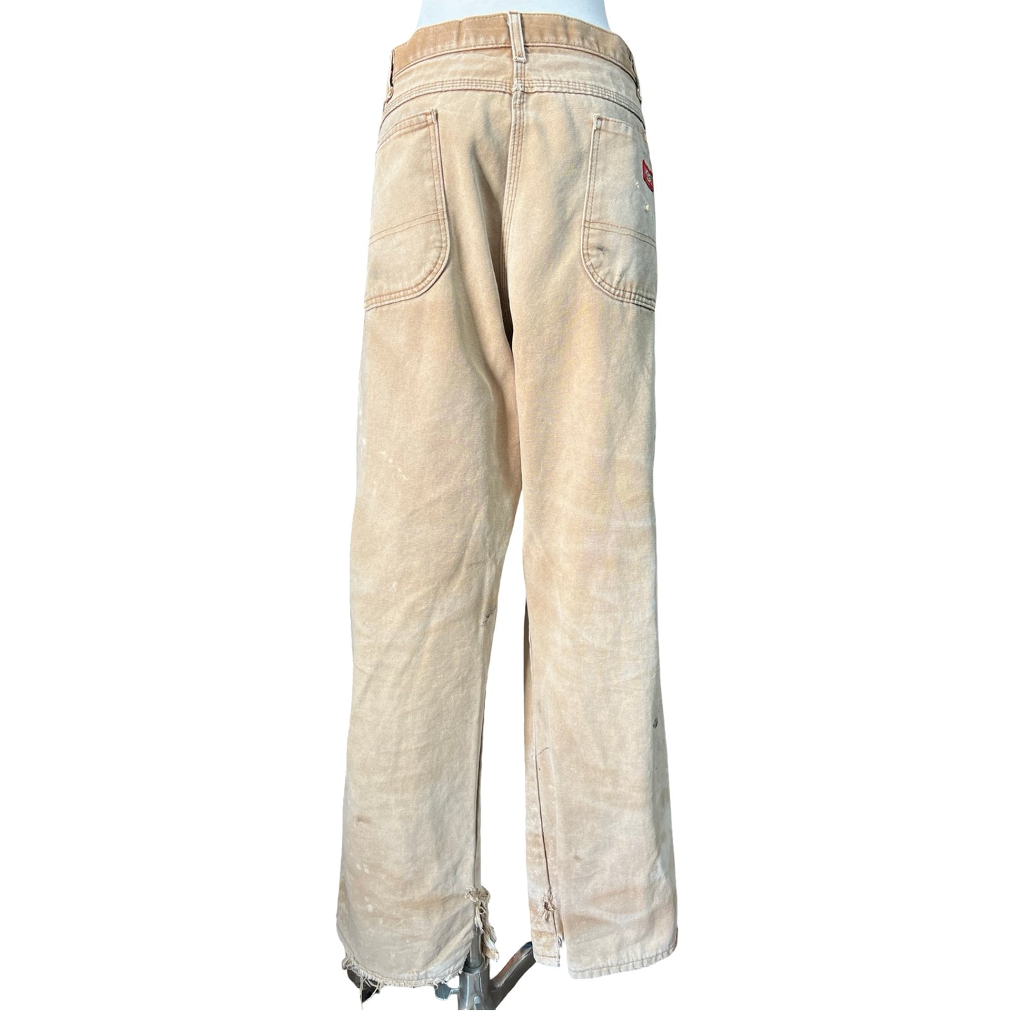Vintage Heavily Distressed & Thrashed Dickies Canvas Carpenter Pants