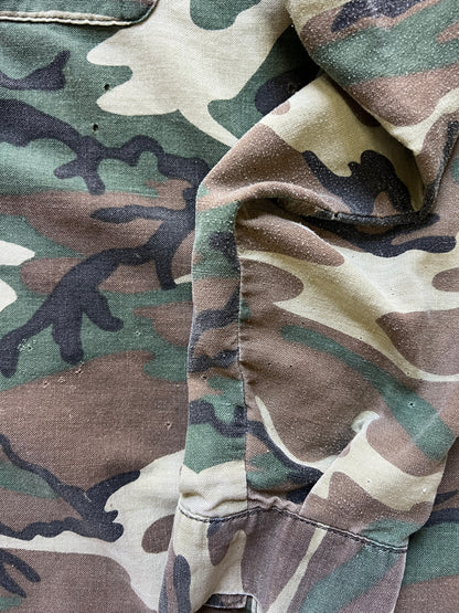 Vintage Worn To Perfection Five Brothers Camouflage Shirt XXL