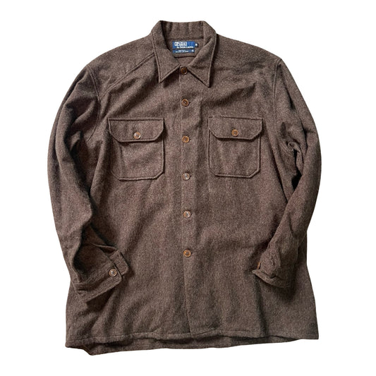 Vintage Ralph Lauren Oversized Wool Overshirt Mens XL