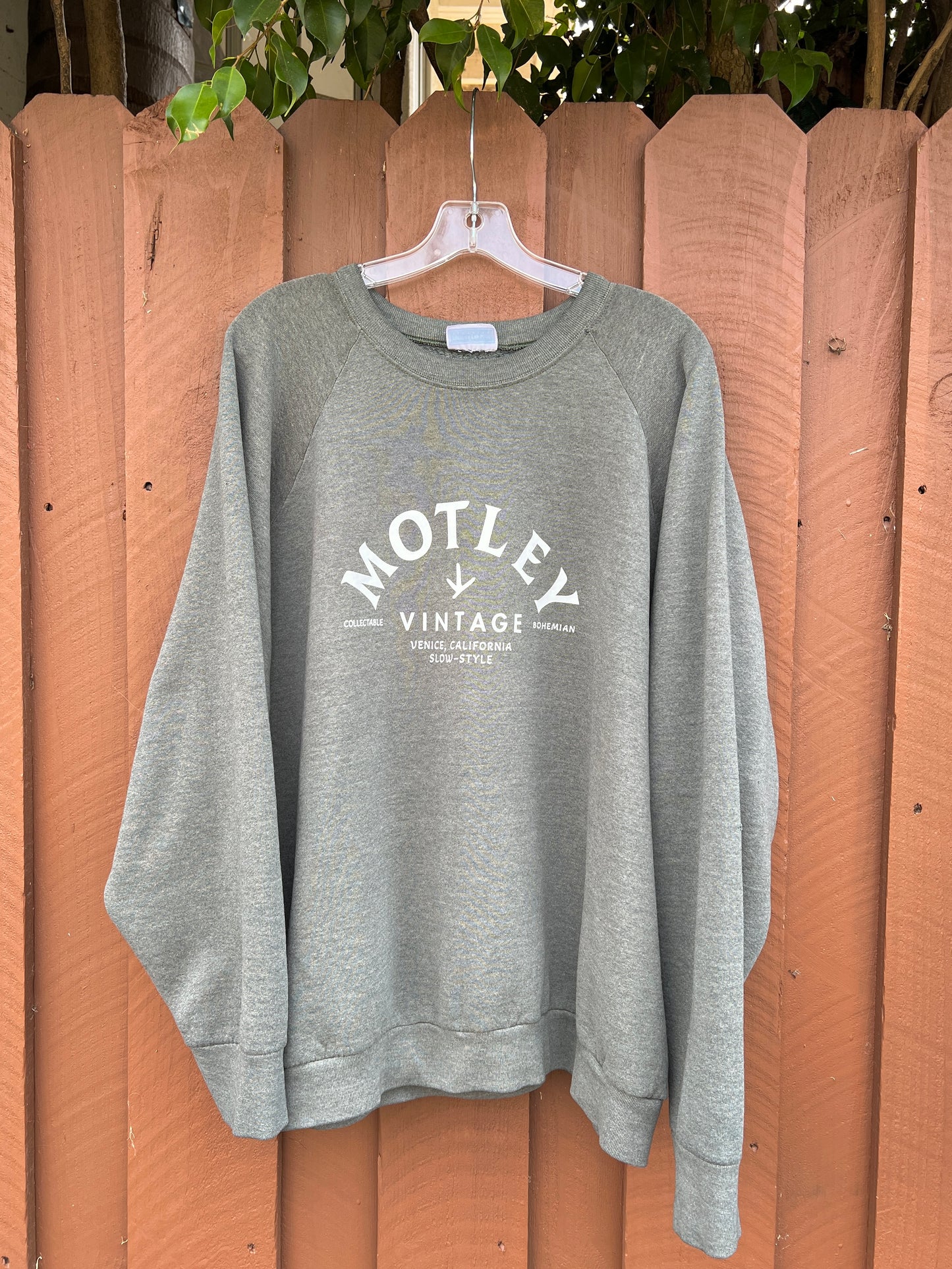 Vintage Distressed Oversized Fruit of the Loom Sweatshirt w/ MV Logo XXL #16