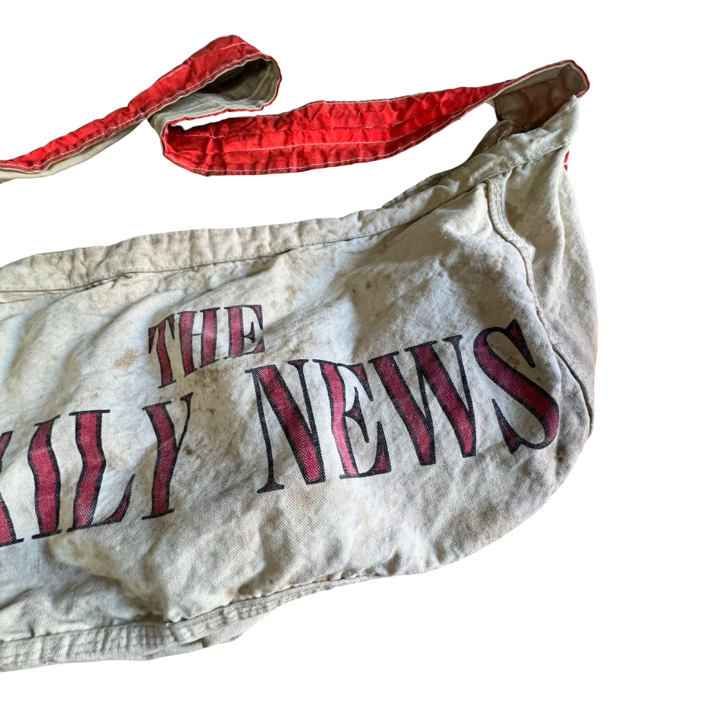 Vintage 1950’s McKeesport, PA The Daily Mail Heavily Distressed Newspaper Bag