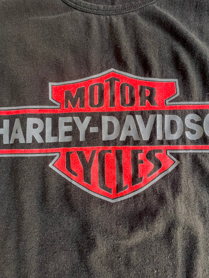 Vintage 1990 Harley Davidson 3D Emblem Tank XL