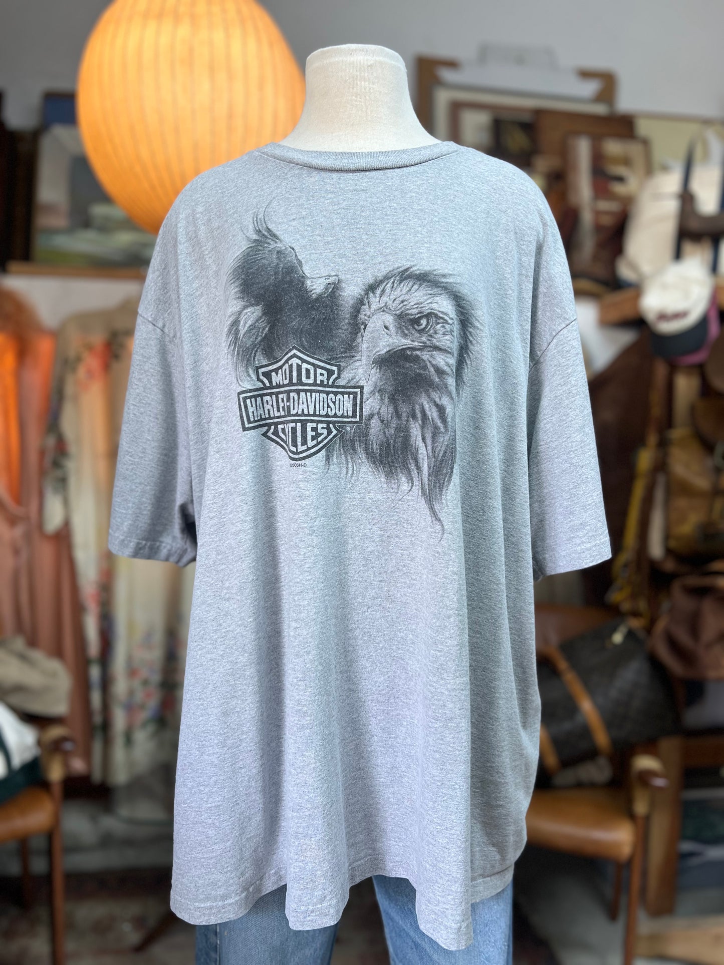 Vintage 2006 Harley Davidson Oversized Eagle Tee 3XL