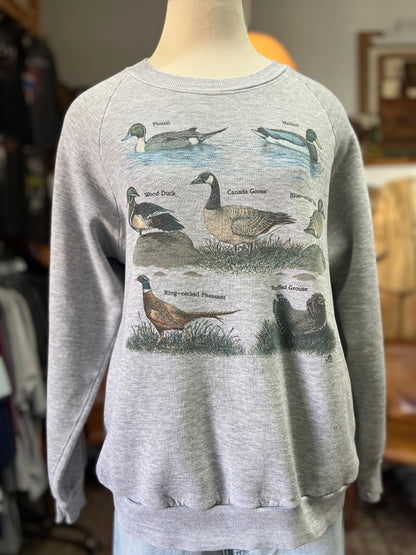 Vintage 1980’s Raglan Sweatshirt New England Fowl XL