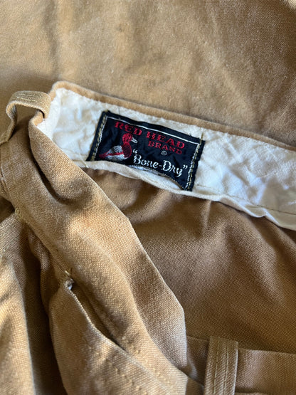 Vintage 80’s Distressed Red Head Canvas Hunting Pants  38x26