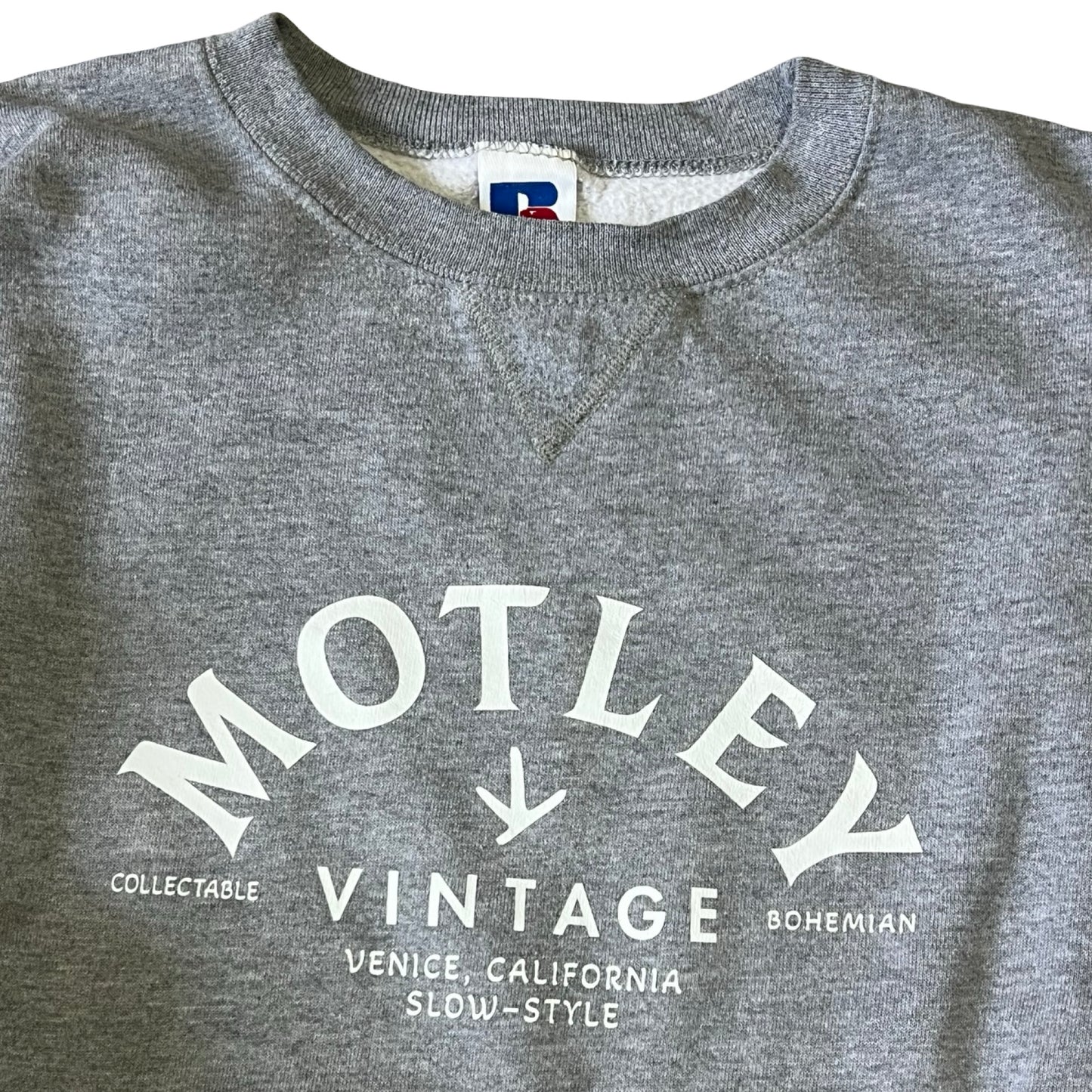 Vintage Oversized Russell Crewneck w/ MV Logo XXL