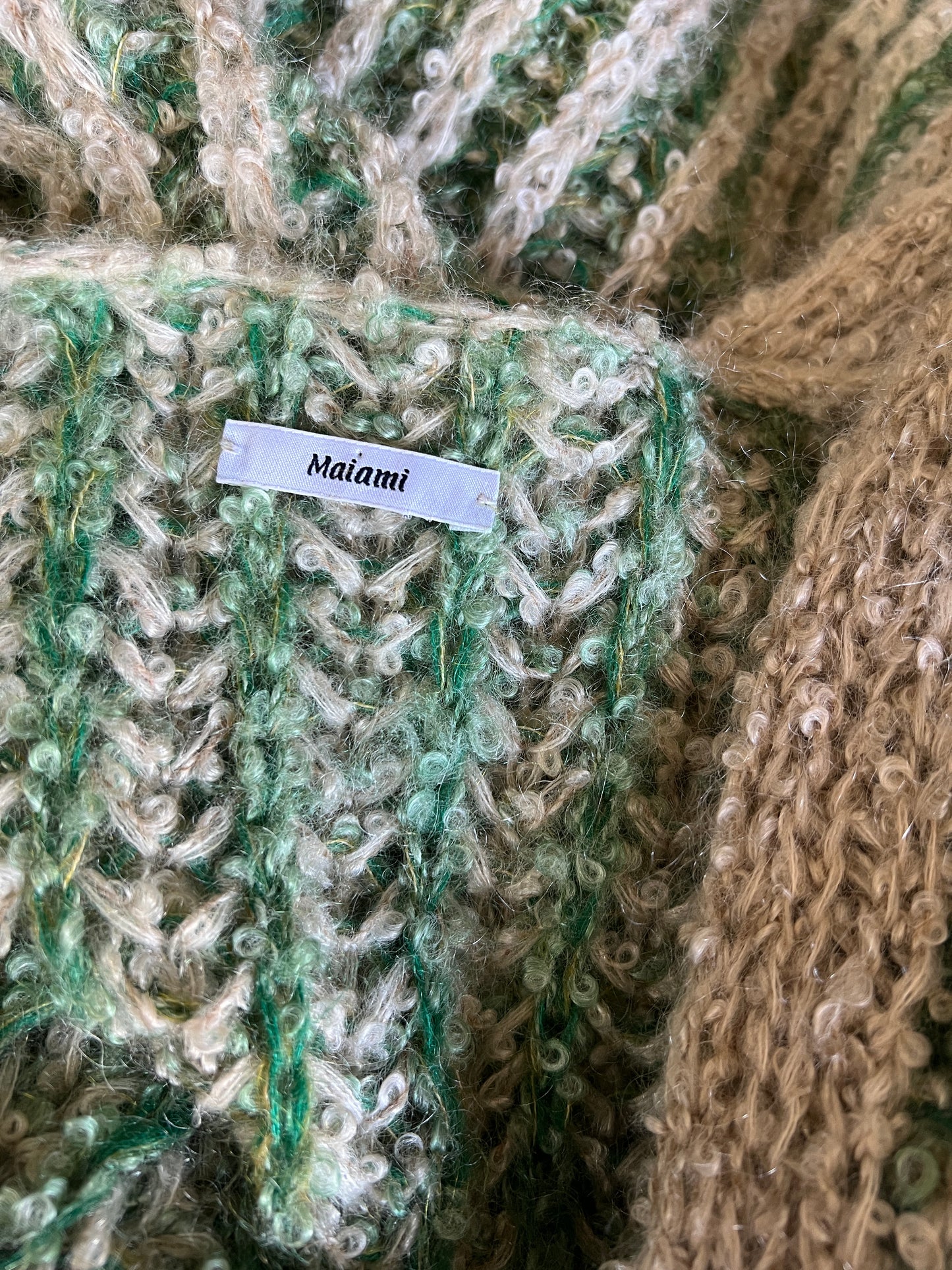 Maiami Hand Knit Oversized Mohair Cardigan M/L