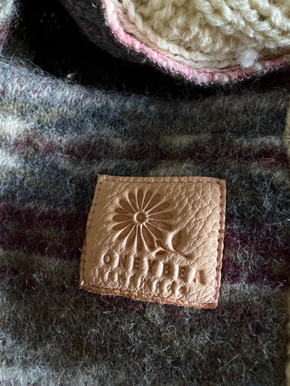 Honeybea One Of A Kind Patchwork Poncho O/S
